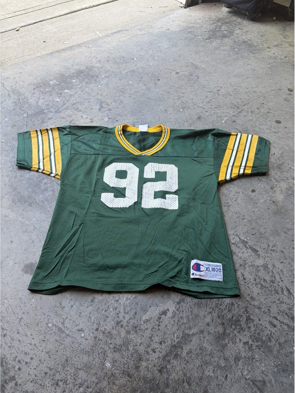 Vintage Champion Reggie White Green Bay Packers Jersey YOUTH XL 18-20 90s